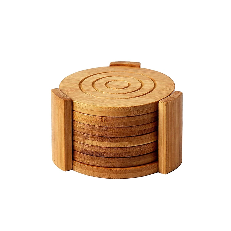 Handcraft Bamboo Coasters for Drinks Wood Coasters