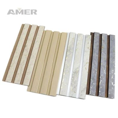 Amer Fult Wall Panel Interior Decor Vente chaude en Israël Grain de bois simple